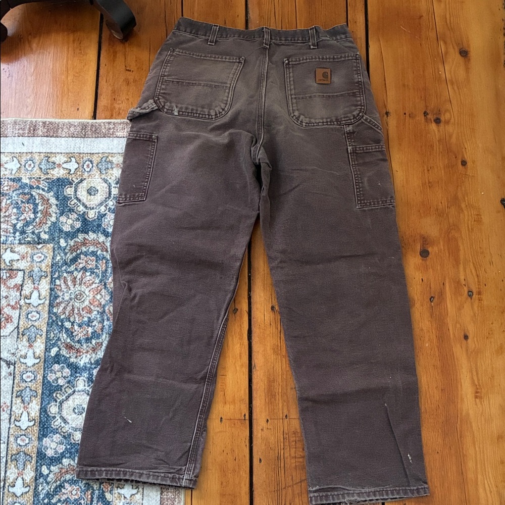 Carhartt Men's Dark Brown Cargo Pants - Picture 3 of 3